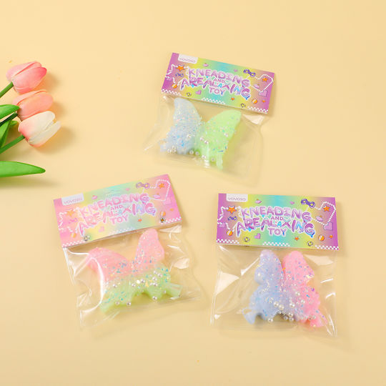 Squishy Spumant Ombre Fluture