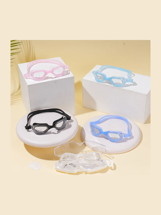 Adult Light Blue Swimming Goggles