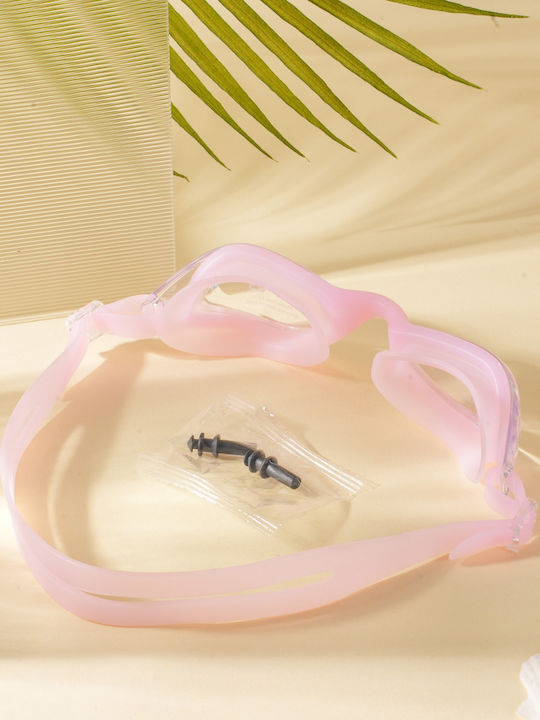 Adult Light Blue Swimming Goggles