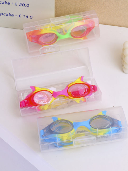 Kids Multicolour Swimming Goggles