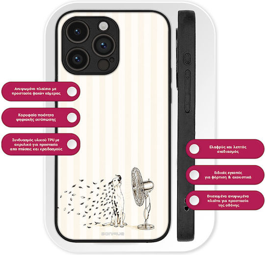 Sonique Stripe Stories Series Handyhülle Motorola Moto G73 5G Cooler Hund