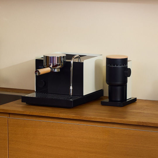 Fellow Opus Gen 2 Elektrische Kaffeemühle mit Getreidekapazität 110gr und 10 Mahlstufen Beiges
