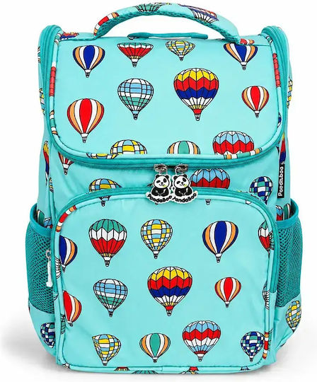 Pandaboo School Insulated Handheld Lunch Bag 0.85 Litre Hot Air Balloons Set with 350ml Thermos