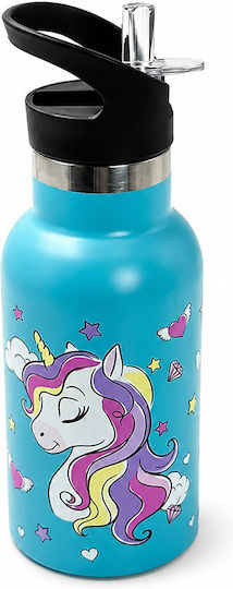 Pandaboo School Insulated Handheld Lunch Bag 0.85 Litre Unicorns Set With 350ml Thermos
