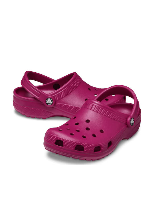 Crocs Classic Clog Γυναικεία Σαμπό Φούξια