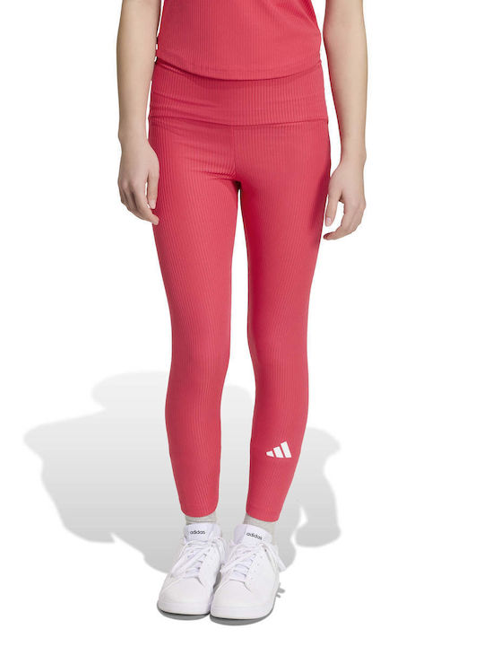 adidas Παιδικό Κολάν Αθλητικό Cropped Power Pink