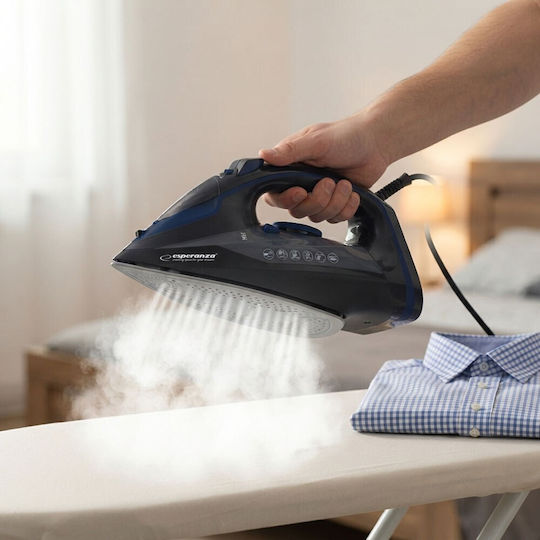 Esperanza Steam Iron 2600W with Ceramic Plate