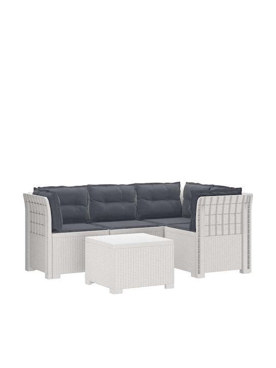 Ecksofa Outdoor Rattan mit Kissen