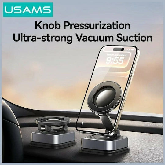 Usams Zj093 Universal Magnetic Phone Holder Car Home Office Black Zj093zj01