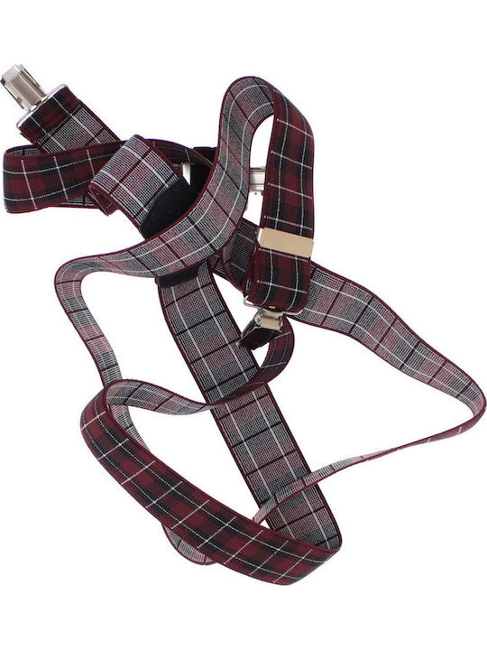 Breteli Unisex Adulți ButicCochet Din Material Sintetic Elastic 35 Mm Model Tip X Burgundy Br523