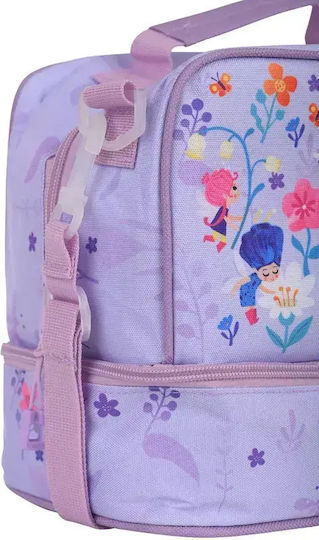 Estia Save The Aegean School Insulated Handheld Lunch Bag 6 Litre Fairy Tales 20cm
