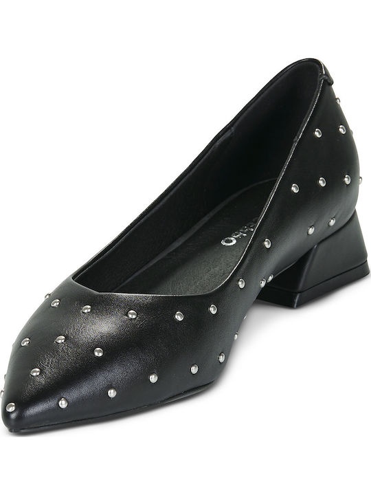 Women's Pointed Toe Ballerina Shoes in Black Color
