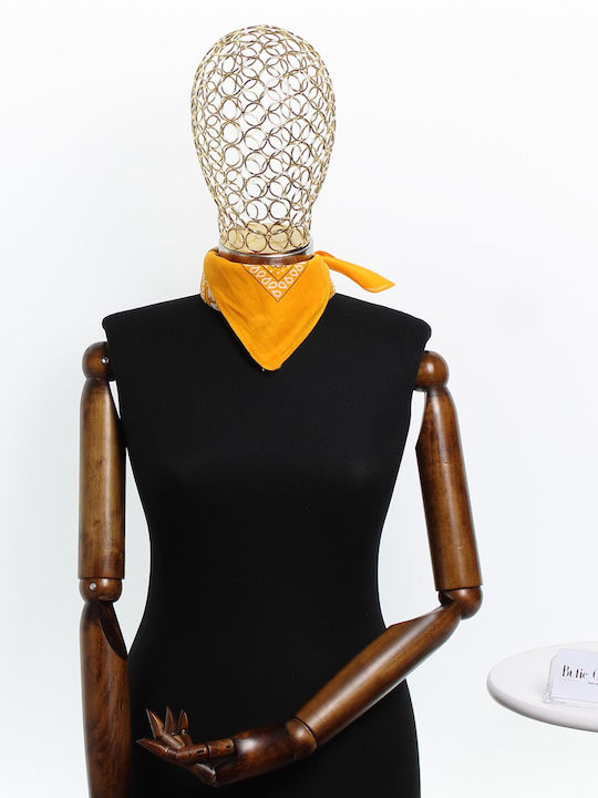 Men's Orange Foulard