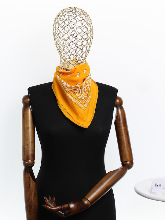 Men's Orange Foulard