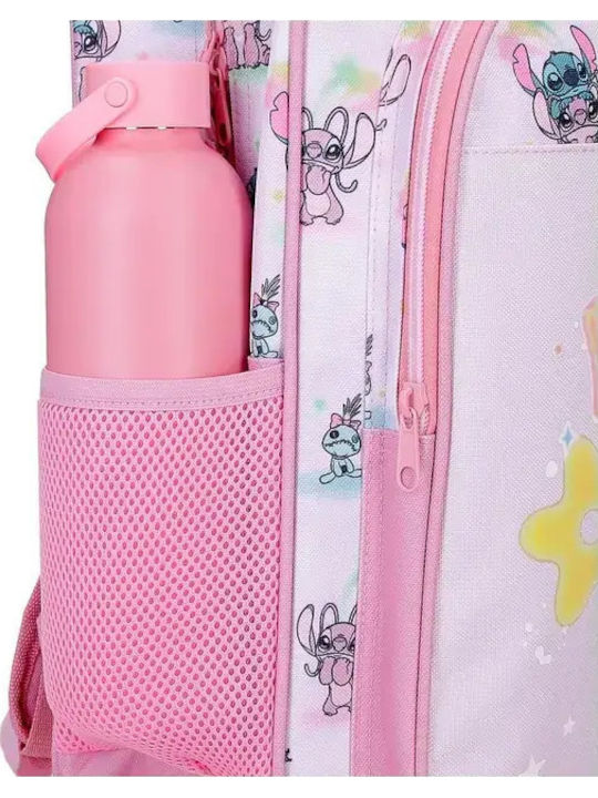 Pandaboo Schulranzen Schulter mit Flaschenhalter Stitch 15,6l 30 x 13 x 40cm