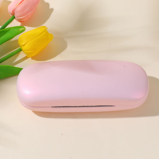 Brillentasche Hart mit Magnetischem Verschluss Rosa