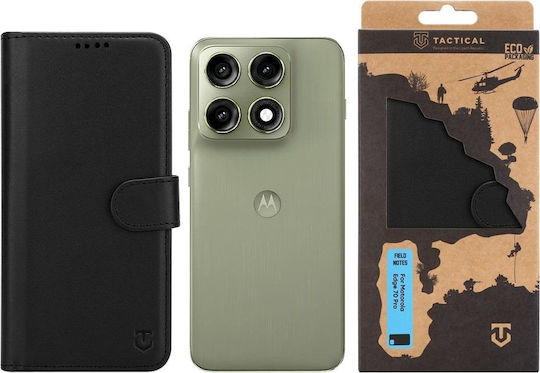 Tactical Field Notes Задна Корица Кожа / Пластмаса Черен Motorola Edge 70 Pro