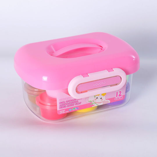 Spielset Modellierknete aus Knete mit 12 Farben für 3+ Jahre