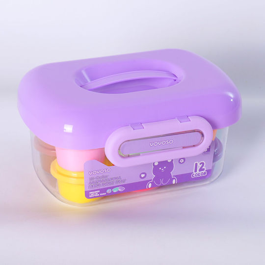 Spielset Modellierknete aus Knete mit 12 Farben für 3+ Jahre