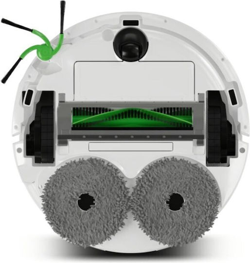 iRobot Roomba Plus 515 Combo + AutoWash Dock Робот Прахосмукачка с Лазерно Картографиране и Всмукателна Мощност 22000Pa Бяла