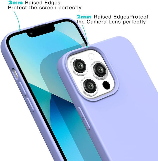 Premium Задна Корица Силикон Лилава (iPhone 13 Pro)