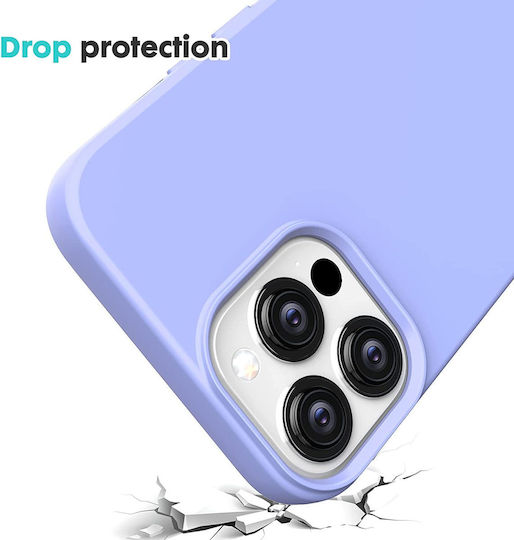 Premium Задна Корица Силикон Лилава (iPhone 13 Pro)