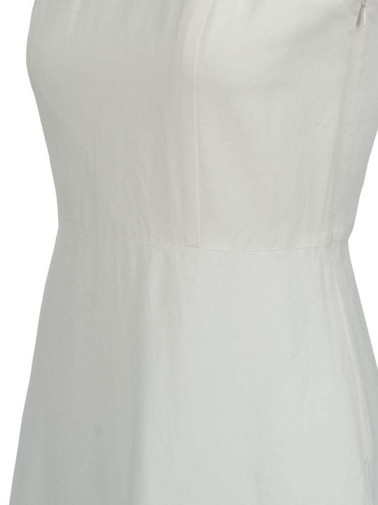 Summer Maxi Shirt Dress White