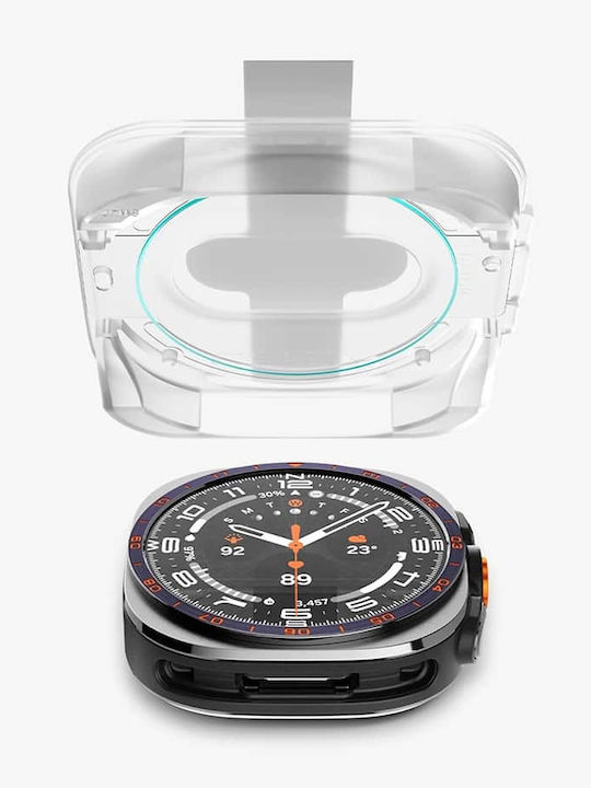 Spigen Glas.tr Ez Fit Displayschutzfolie Für Galaxy Watch Ultra 2 Stück AGL11758