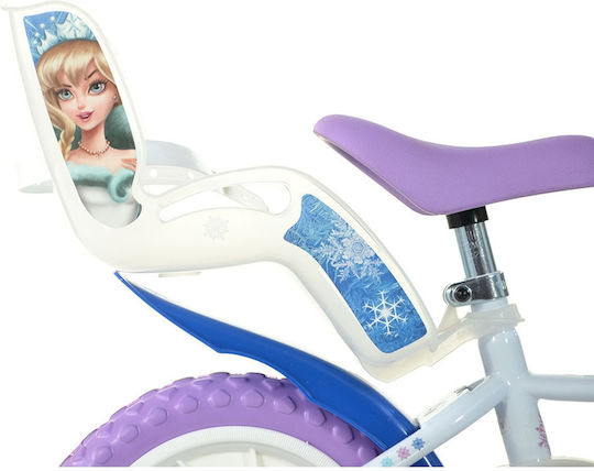 Dino Bikes Queen 12" Παιδικό Ποδήλατo Πόλης Μωβ