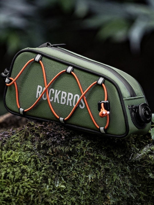 Rockbros Road To Sky Bicycle Frame Bag 0.7lt Green