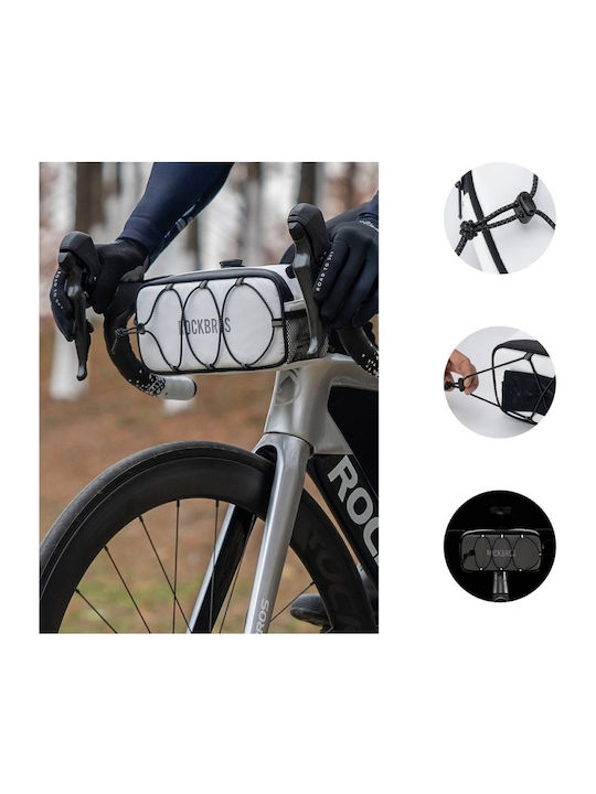 Rockbros Road To Sky Handlebar Bag Bicycle Bag 1.9L White