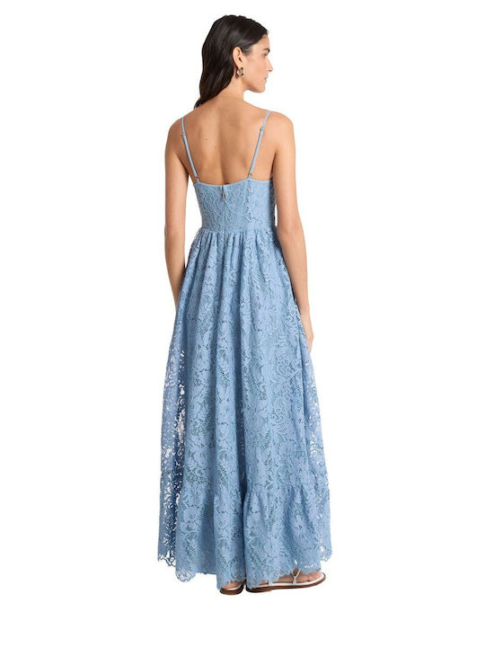 Rochii De Vară Pentru Femei Maxi Rochie Denim Cu Volane Floral