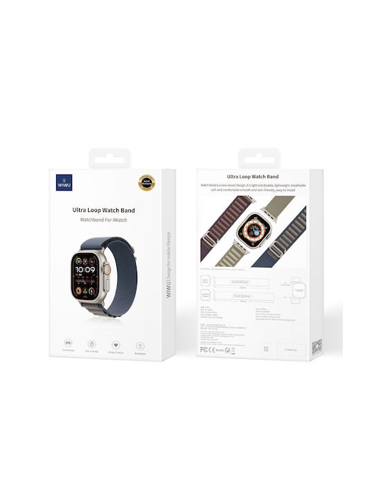 Wiwu Strap Fabric Blue (Apple Watch 44/45/46mm/Ultra 49mm)