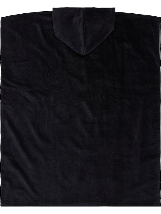 Billabong Beach Poncho Cotton Black