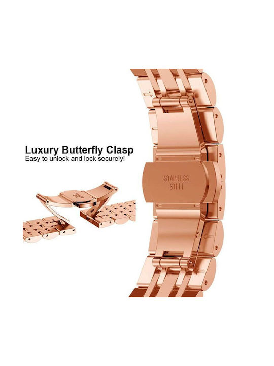 Wiwu Curea Oțel inoxidabil Aur (Apple Watch 44/45/46mm/Ultra 49mm)