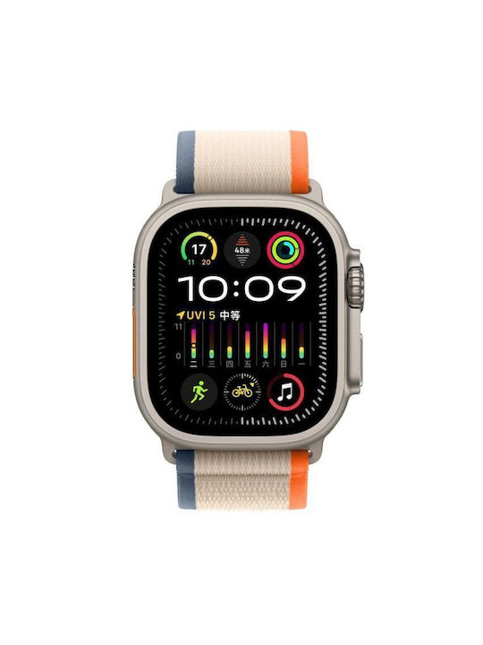 Wiwu Кайшка Текстилна Бежова Apple Watch 44/45/46mm/Ultra 49mm