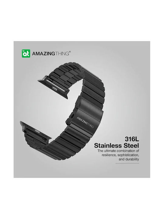 AmazingThing 42 44 Curea Gri Apple Watch 44/45/46mm/Ultra 49mm