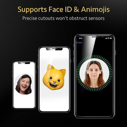 ESR Premium Quality 3D Vollflächig gehärtetes Glas 2Stück (iPhone X / Xs)