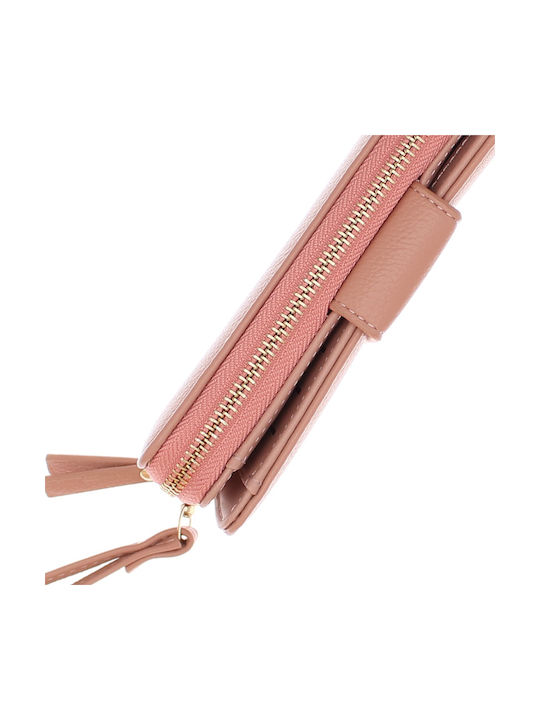 Large Women's Pink Card Wallet