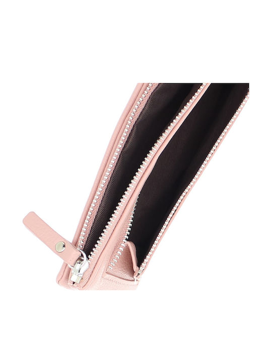 Large Women's Pink Card Wallet