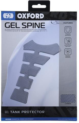Oxford Carbon Gel Spine Adhesive Tank Protection Silver
