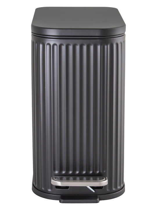 AWD Interior Inox Bathroom Bin Soft Close 5lt Black