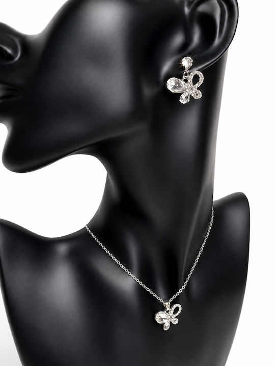 Velve Velve Schmuckset mit Ohrringen & Anhänger aus Silber