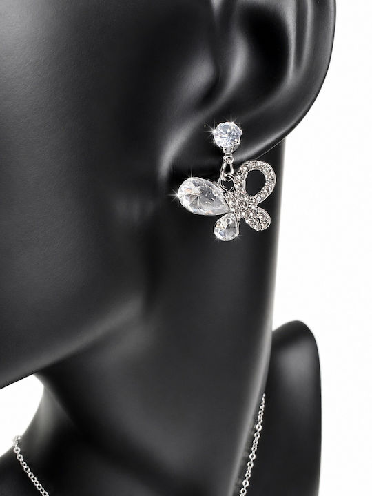 Velve Velve Schmuckset mit Ohrringen & Anhänger aus Silber