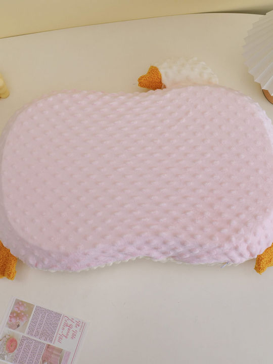 Kids Decorative Pillow Goose Pink