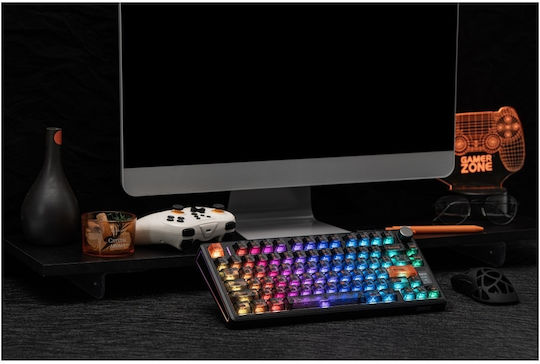 Epomaker TH80 V2 Безжично Гейминг Механично Клавиатура 75% с RGB Осветление (Английско US)