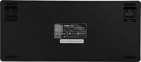 Epomaker TH80 V2 Pro Безжична Гейминг Инженеринг Клавиатура 75% с Custom управление и RGB осветление Международен английски