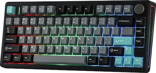 Epomaker TH80 V2 Pro Безжична Гейминг Инженеринг Клавиатура 75% с Custom управление и RGB осветление Международен английски