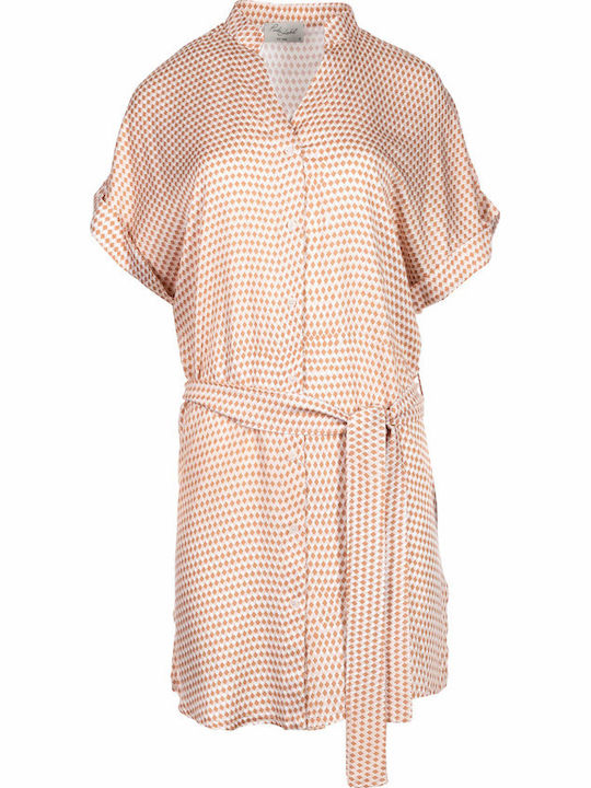 Pink Label Καφτάνι Παραλίας Πολύχρωμο Pink Label Καφτάνι Παραλίας Πολύχρωμο