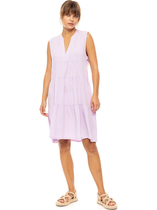 Pink Label Γυναικείο Καφτάνι Παραλίας Μαύρο